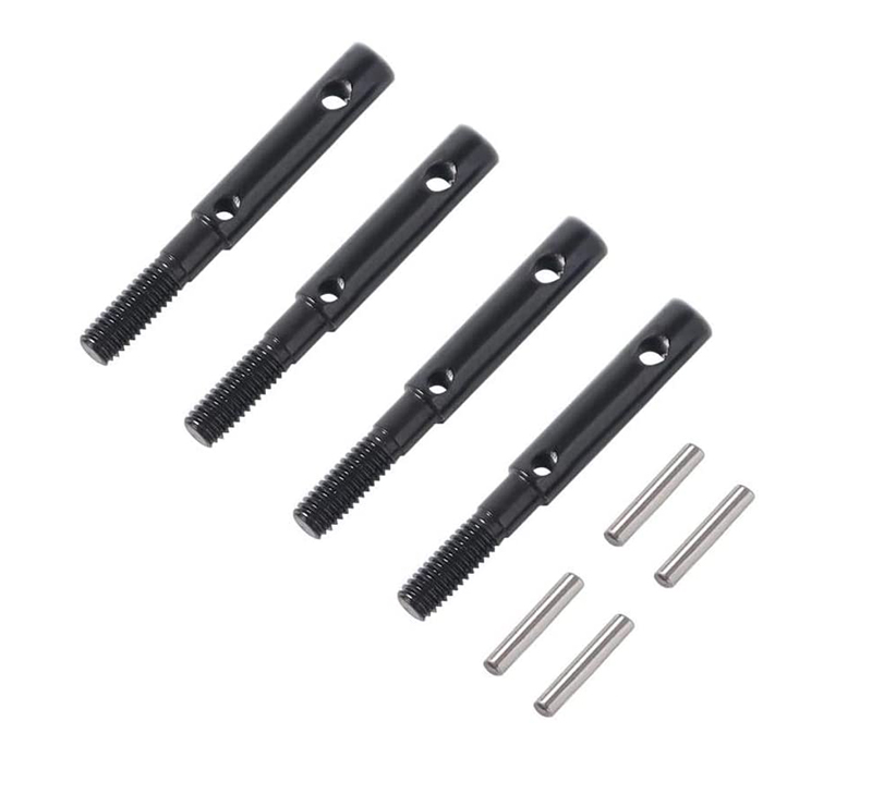 C31111 Steel Portal Axle Drive Shafts (4) for Axial SCX10 III & Capra 1.9 - Image 1