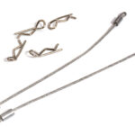 Secured Body Clip (4) with 80mm Retainer Link for 1/16 & 1/10 RC