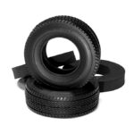 All Terrain Rubber 86mm Tire (2) for Tamiya 1/14 Tractor Truck W=25mm