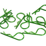 Bent-Up Body Clips (10) for 1/18 & 1/16 Scale RC (LxW=25x10mm)