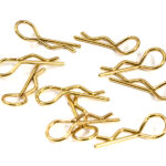Bent-Up Body Clips (10) for 1/10 RC Cars & Trucks (LxW=23x9mm)
