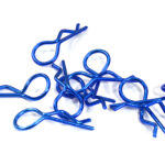 Color Bent-Up Body Clips (10) for 1/10 RC Cars & Trucks (LxW=24x9mm)