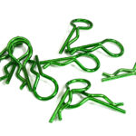 Color Bent-Up Body Clips (10) for 1/8 RC Cars & Trucks (LxW=25x11mm)