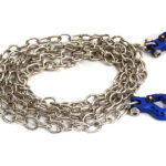 Realistic 1/10 Scale Metal Drag Chain w/ Tow Hooks for Off-Road Crawler