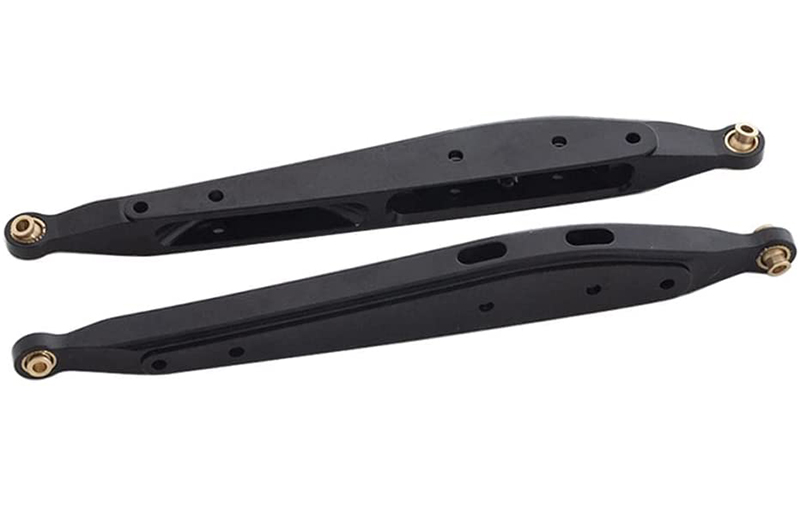 C31184BLACK Alloy Rear Lower Arms Suspension Linkages for Axial 1/10 RBX10 Ryft 4WD - Image 1