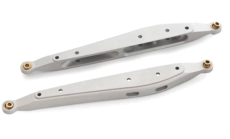 C31184SILVER Alloy Rear Lower Arms Suspension Linkages for Axial 1/10 RBX10 Ryft 4WD - Image 1