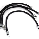 1/10 Model Scale 3x200mm Bungee Elastic Cord Strap w/ Hooks for Off-Road Crawler