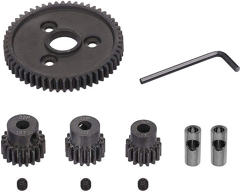 C31197 32P Metal Gears 15T, 17T, 19T & 54T for 1/10 Stampede 4X4 Rustler 4X4 Slash 4X4 - Image 1
