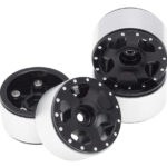 Billet Machined Alloy Wheels (4) for Axial 1/24 SCX24 Rock Crawler