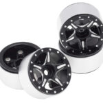 Billet Machined Alloy Wheels (4) for Axial 1/24 SCX24 Rock Crawler