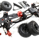 Billet Machined 1/10 HCX10 Trail Roller 4WD Off-Road Scale Crawler Kit 313mm WB