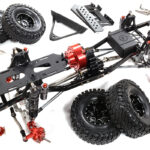 Billet Machined 1/10 HCX10 Trail Roller 4WD Off-Road Scale Crawler Kit 313mm WB