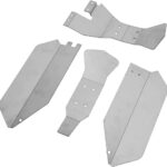 Stainless Steel Skid Plates Protection Set for Traxxas 1/10 Slash 4X4 (non-LCG)