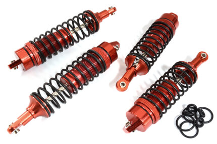 Alloy Shock Set (4) for Traxxas 1/10 Slash 4X4 Off-Road