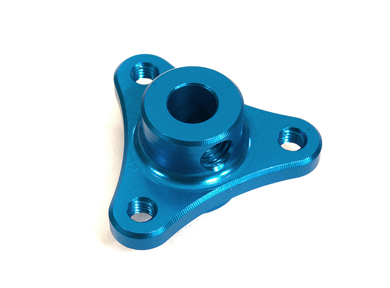 C31234BLUE Special 0.8M/MOD1 Spur Gear Adapter for ID 5mm Shaft (M4 Set Screw Required) - Image 1