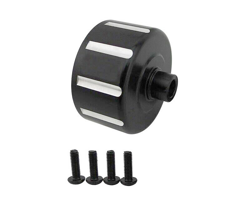 C31235BLACK Alloy Differential Case Housing for Arrma Kraton 6S BLX Brushless AR310433 - Image 1