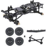 Complete Alloy Conversion Kit w/ 133 Wheelbase for Axial 1/24 SCX24 C10 Crawler