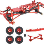Complete Alloy Conversion Kit w/ 133 Wheelbase for Axial 1/24 SCX24 C10 Crawler