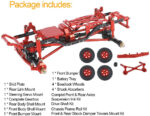 Complete Alloy Conversion Kit w/ 133 Wheelbase for Axial 1/24 SCX24 C10 Crawler - Image 2