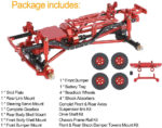 Complete Alloy Conversion Kit w/ 133 Wheelbase for 1/24 SCX24 Deadbolt Crawler - Image 2