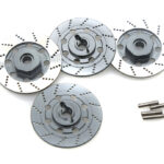 Realistic Alloy Machined Brake 12mm Hex Hub Set for 1/10 Scale On-Road