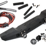 Realistic Front Bumper w/ LED for Traxxas TRX-4, Axial SCX10 II & SCX10 III