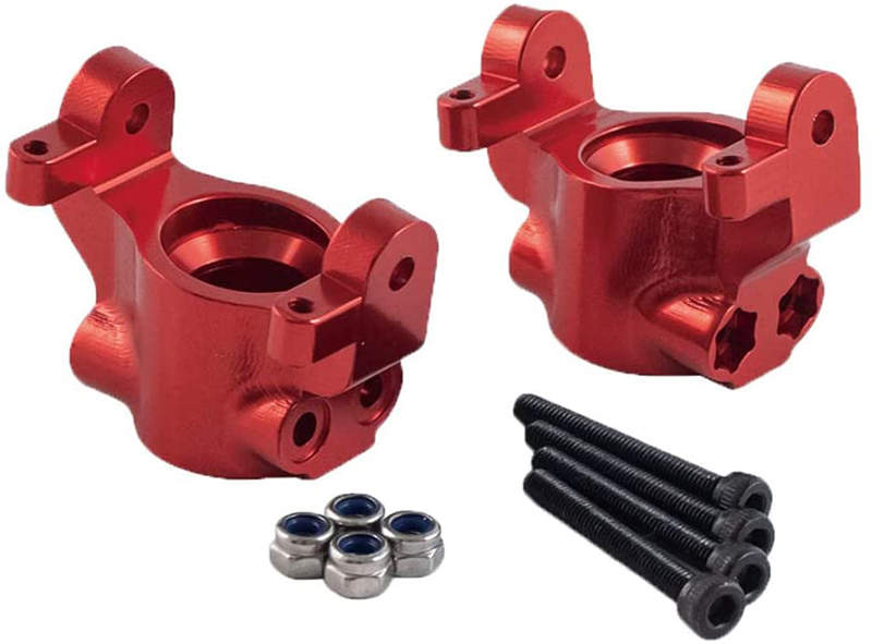 C31251RED Machined Alloy Caster Blocks for Axial 1/10 RBX10 Ryft 4WD Rock Bouncer - Image 1