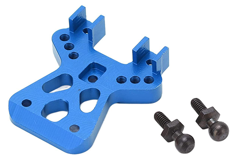 C31256BLUE Alloy Machined Front Shock Tower for Traxxas LaTrax Teton 1/18 Monster Truck - Image 1