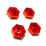 Alloy Machined Hex Adapters for Traxxas LaTrax Teton 1/18 Monster Truck