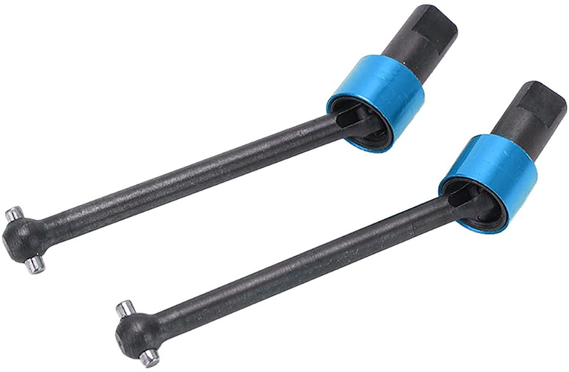 C31261BLUE Alloy Machined Drive Shafts for Traxxas LaTrax Teton 1/18 Monster Truck - Image 1