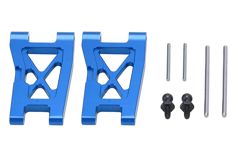 C31265BLUE Alloy Machined Rear Suspension Arms for Traxxas LaTrax Teton 1/18 Monster Truck - Image 1