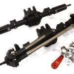 Reverse Rotation F&R Axle Assembly w/ Internals for 1/10 SCX10 II