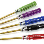 Mini Allen Hex Wrench 5pcs (0.9, 1.27, 1.3, 1.5 & 2mm) for SCX24 & RC Drone