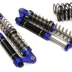 Realistic Billet Machined Dual Shock Set (2) for 1/10 Off-Road Crawler (L=90mm)