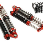 Realistic Billet Machined Dual Shock Set (2) for 1/10 Off-Road Crawler (L=90mm)