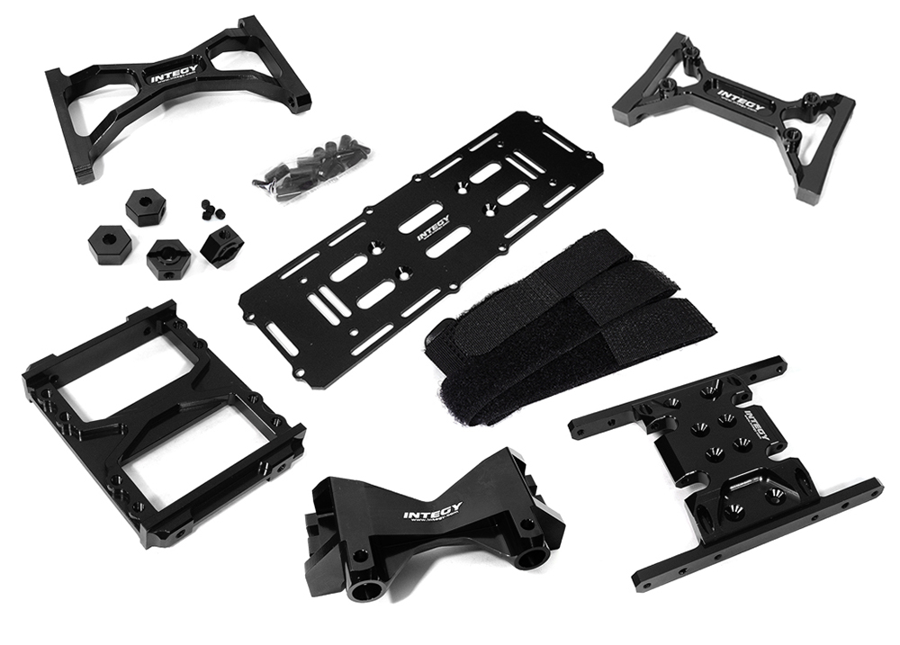 C31284BLACK Essentials Aluminum Upgrade Set B for Element RC 1/10 Scale Enduro Sendero - Image 1