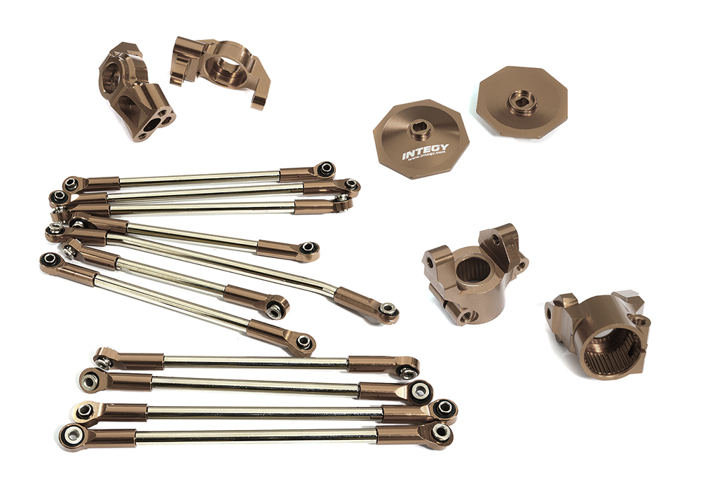 C31285BRONZE Essentials Aluminum Upgrade Set C for Element RC 1/10 Scale Enduro Sendero - Image 1