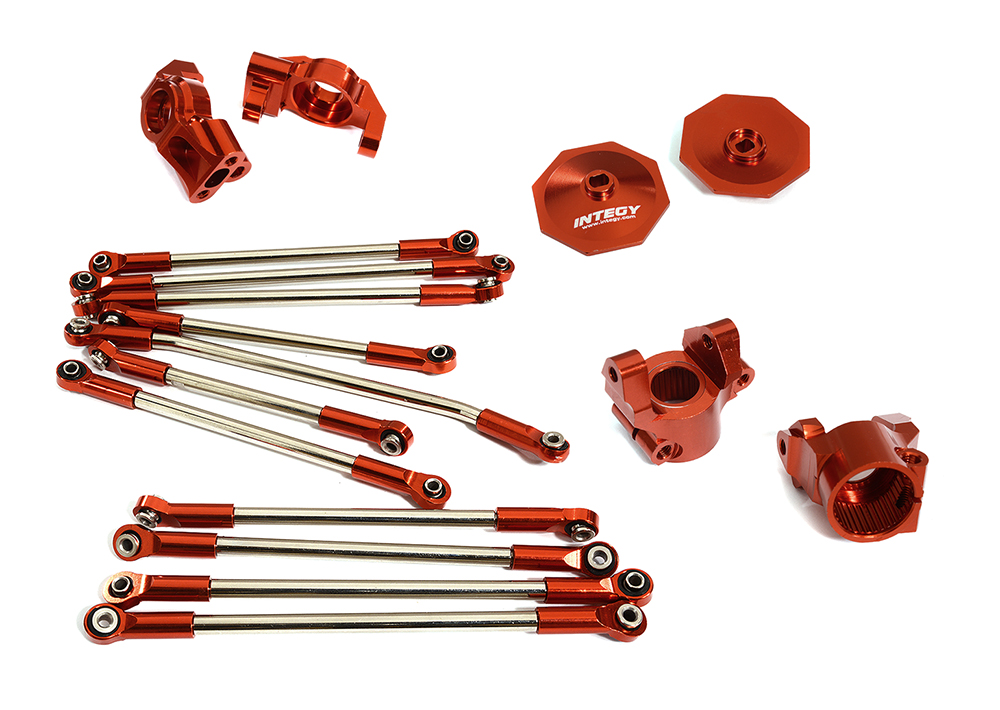 C31285RED Essentials Aluminum Upgrade Set C for Element RC 1/10 Scale Enduro Sendero - Image 1