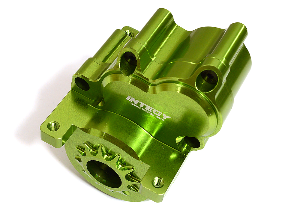 C31291GREEN Billet Machined Green Center Gearbox Housing for 1/10 Traxxas E-Revo 2.0 8691 - Image 1
