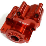 Red Billet Machined Center Gearbox Housing for 1/10 Traxxas E-Revo 2.0 8691