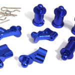 Machined Front & Rear Body Mount Set for Arrma 1/8 Kraton 6S BLX V3 AR330230