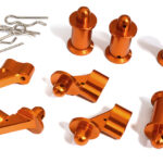 Machined Front & Rear Body Mount Set for Arrma 1/8 Kraton 6S BLX V3 AR330230