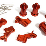 Machined Front & Rear Body Mount Set for Arrma 1/8 Kraton 6S BLX V3 AR330230