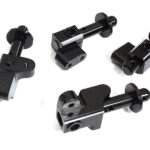 Machined Front & Rear Body Mount Set for Arrma 1/8 Outcast 6S BLX AR320357