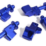 Machined Front & Rear Body Mount Set for Arrma 1/8 Outcast 6S BLX AR320357