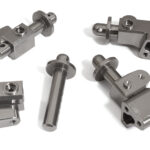 Machined Front & Rear Body Mount Set for Arrma 1/8 Outcast 6S BLX AR320357