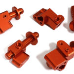 Machined Front & Rear Body Mount Set for Arrma 1/8 Outcast 6S BLX AR320357