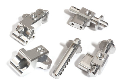 Machined Front & Rear Body Mount Set for Arrma 1/8 Outcast 6S BLX AR320357