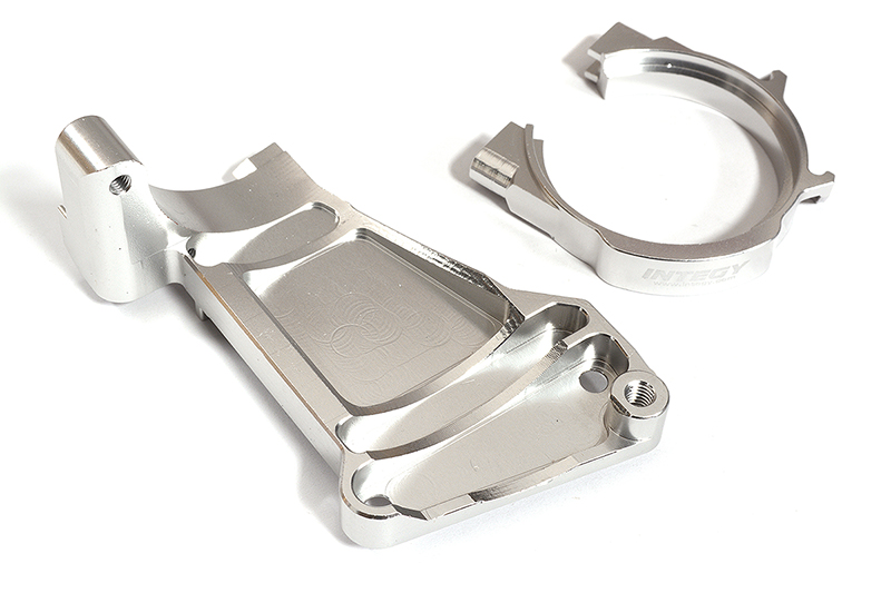 C31295SILVER Billet Machined Silver Motor Mount for Traxxas 1/10 Maxx 4S 8960 - Image 1