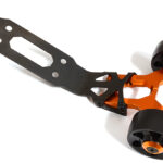 Billet Machined Orange Wheelie Bar for Traxxas 1/10 Maxx 4S 8976